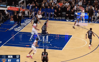 又是你！森林狼95-100负尼克斯，戈贝尔单节7次“下饭”操作